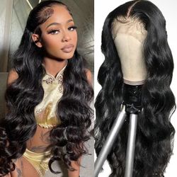 Human Hair body Wave Frontal wig 