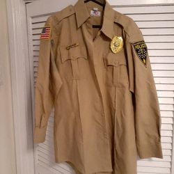 Stranger Things Hopper Hawkins Police Shirt. 