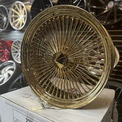 All Gold Wire Wheels Available 
