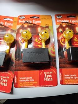 3 New Sets Of Vintage Twinkling Eyes For Pumpkins Halloween 3 For 215