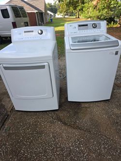 LG washer and dryer