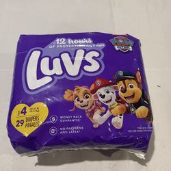 Luvs Size 4 Diapers 