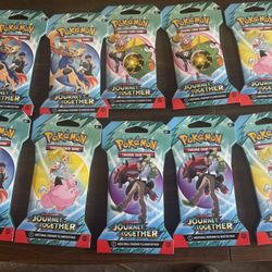 Pokemon Journey Together Sleeved Packs 10 Pack 