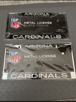 2 License Plate Frames Arizona Cardinals