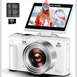 5k Digital Camera wifi  75MP $60