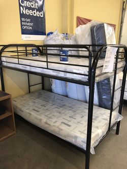 Bunk Bed with Mattresses