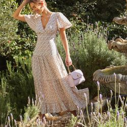 Vacation Floral Maxi Dress 