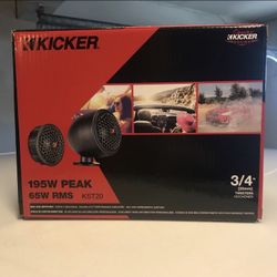 Kicker Tweeters K Series Kst20 Brand New 