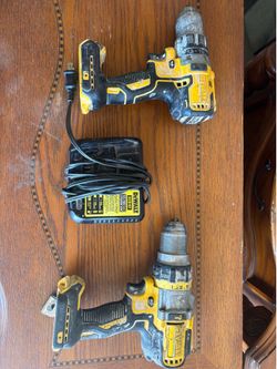 Dewalts drills and charger