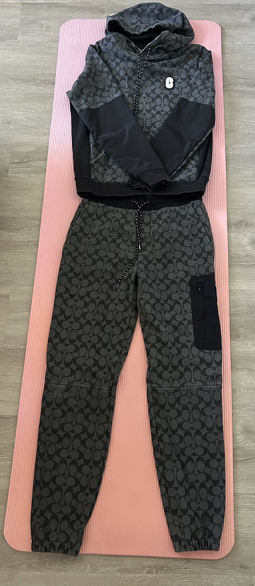 Coach Signature Hoodie and Jogger Set  (Men’s/Unisex) Medium/Small