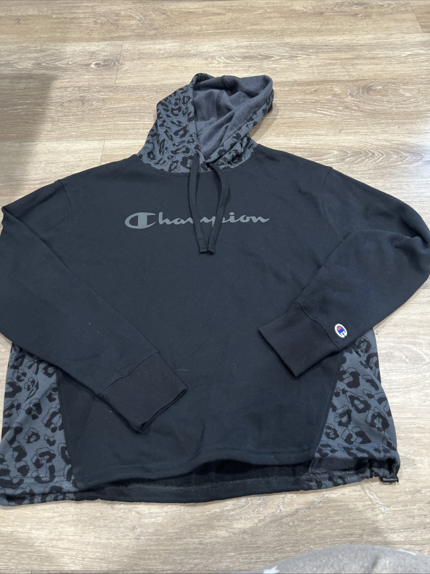 Champion Sweater Womens Adult Small Black Hoodie Casual Sweatshirt Ladies