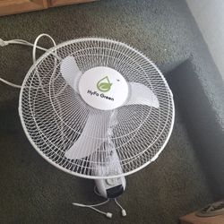 semi-new wall fan works perfectly well