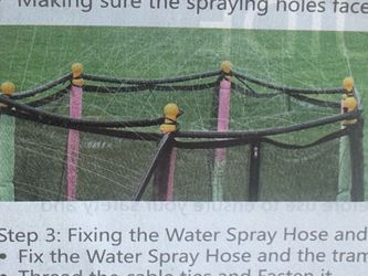 Trampoline sprinklers