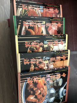 Chinese cooking books (5 hardcover books)