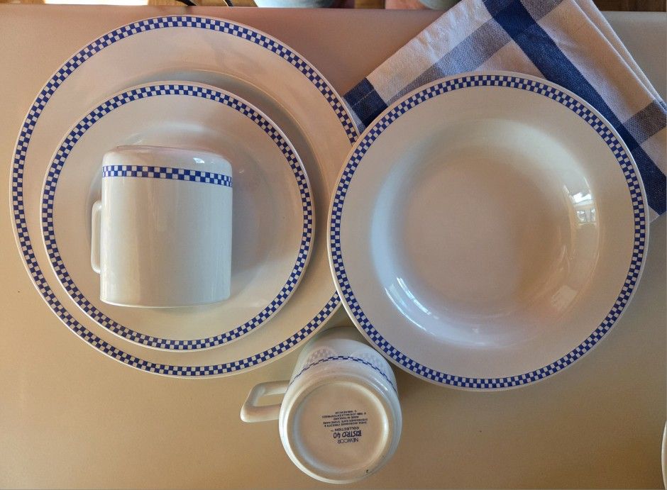 Blue And White Bristro 40 Collection