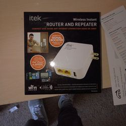 iTek Wireless Instant Router and Repeater 150 Mbps Transfer Speed