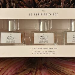 Le Monde gourmand TRIO SET perfumes