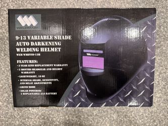 New Weldmark WEM WM8VS9-13H Welding Helmet 