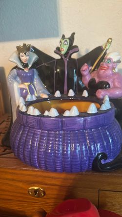 Disney’s Three Evil Queens Candy Dish Perfect Condition