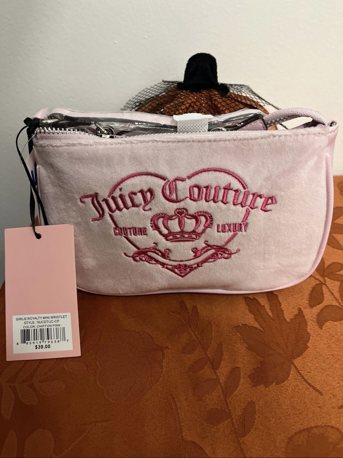 Juicy Couture Girlie Royalty Mini Wristlet