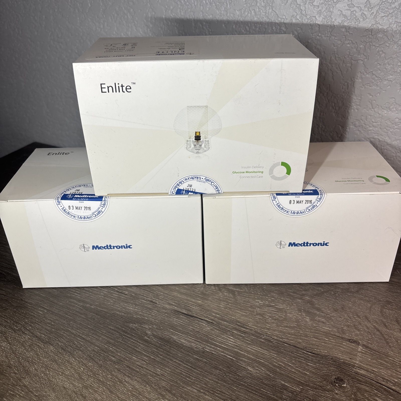 3 Medtronic Enlite MMT-7008 Expired But Sealed 