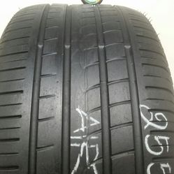 1 Tire 255 35 19 pirelli p zero rosso no repairs