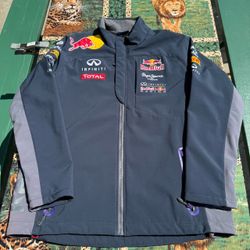 Red Bull Formula One Racing Zip Up Pepe Jeans Jacket Bike Biker Speed