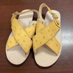 Huaraches de piel exotica original