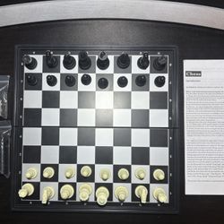 3-in-1 Magnetic Chess / Checkers / Backgammon Set – Complete