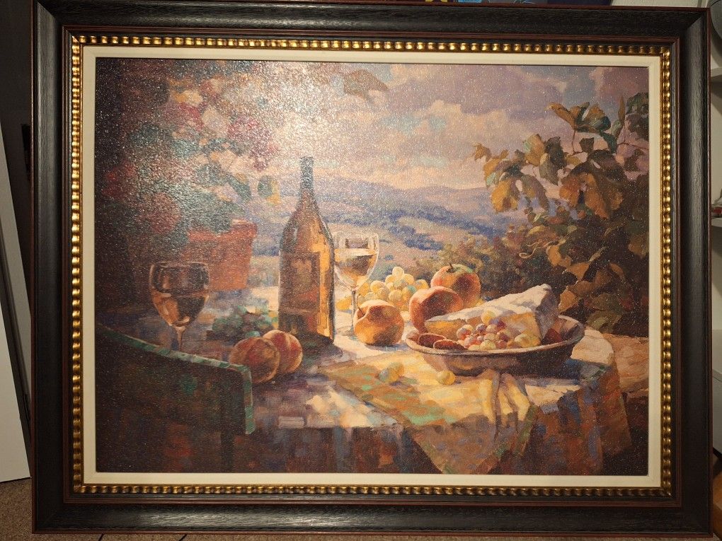 Painting - Leon Roulette - Chardonnay 