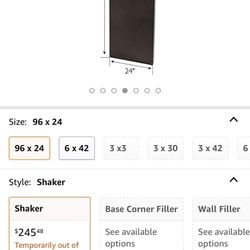 Kitchen  Pantry/ Refrigerator End Panel