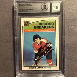 Vintage 1976 Topps #65 Reggie Leach (RB) signed.Negotiable 