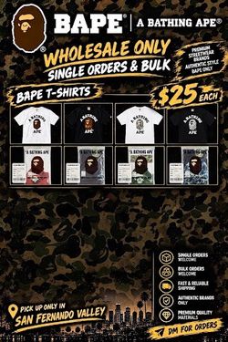A bathing ape t shirts