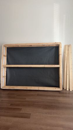 🤍 NEW 10” Wooden Queen Box Spring – Fully Assembled 🤍