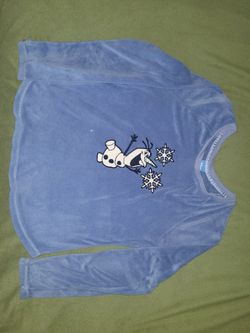 Disney Frozen Olaf Long Sleeve Pajama Top