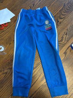 Nickeloden PAW Patrol Branded Blue Polyester Jogger Pants Toddlers 5/6