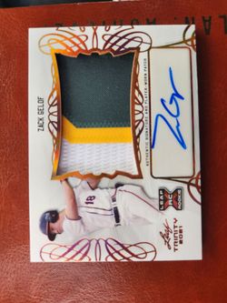 Zack Gelof Patch Autograph Rookie Card