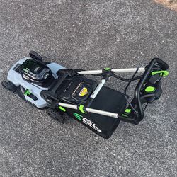 EGO LM2100SP 21in Self Propelled 56volt Lawn Mower. Almost New Condition with 7.5ah Battery &charger. For Pick Up Fremont Seattle. No Low Ball/Trades 