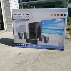 Stricton acoustics 5.1 sales home theater system