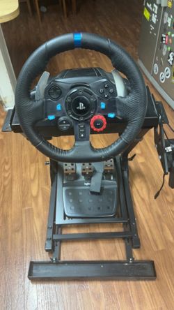 Logitech g29 with shifter and stand