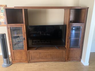 TV Entertainment Center -oak