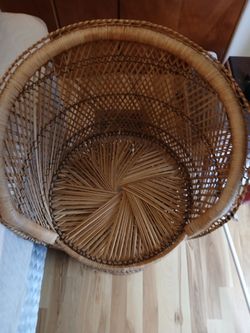 Vintage style rattan chair