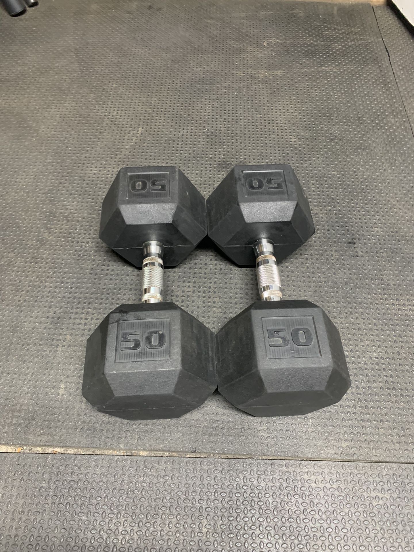 Rubber Coated Dumbbells