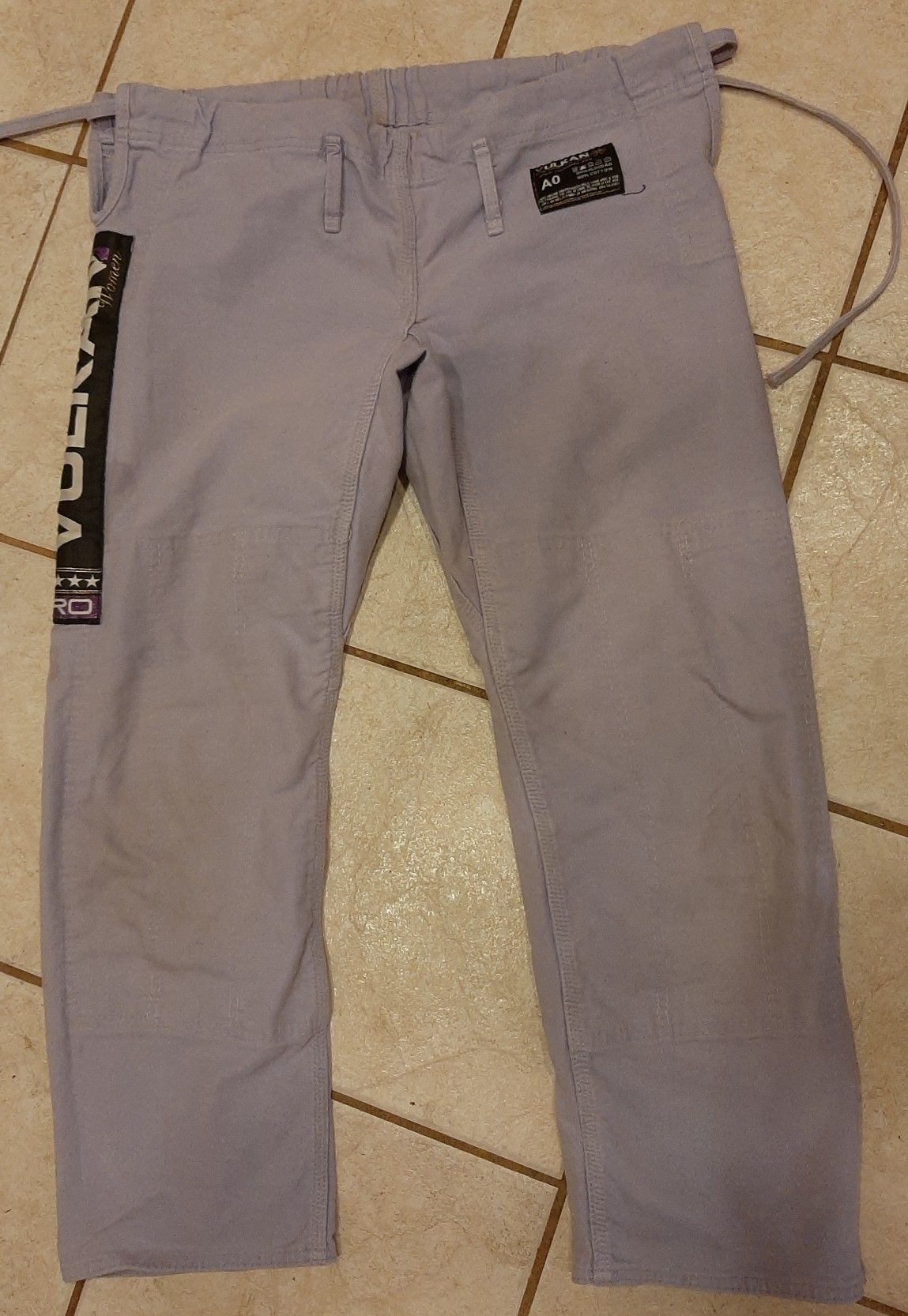 Womens A0 Gi Pants BJJ Vulkan Purple Brazilian Jiu-Jitsu