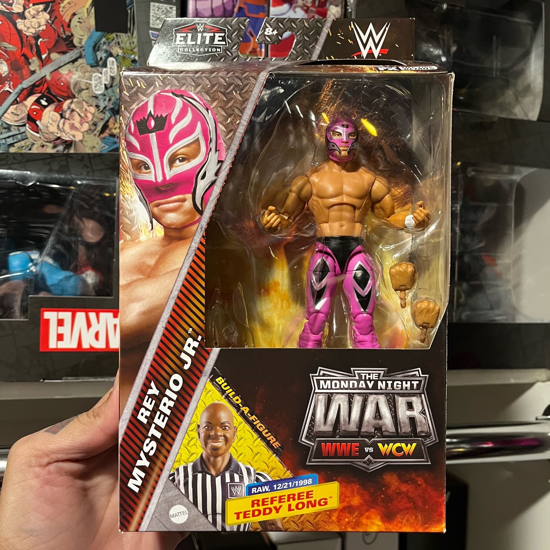 wwe WCW MONDAY NIGHT WAR Rey Mysterio figure