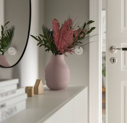 Pink vase