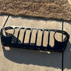 Front Grille for 2018-2023 Jeep Wrangler JL JLU & Gladiator JT, ABS Plastic OEM #gladiator #grille