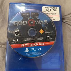 God Of War For PS4