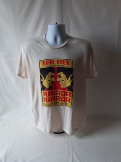 Star Trek Mirror Mirror men's tan short-sleeve t-shirt size L