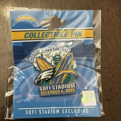 Chargers vs Eagles MNF Game Pin (serious buyers Only!!)